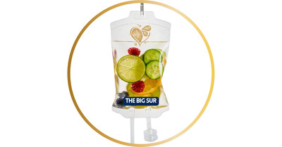 IV drip with Vitamin C, Zinc, and B-complex for immune system support