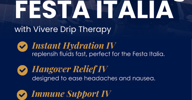 Festa Italia Fun Without the Hangover: How IV Vitamin Therapy Saves the Day